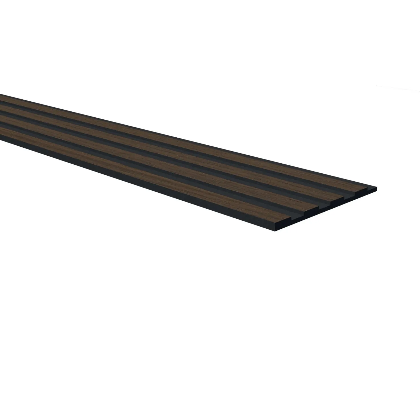 Pannello decorativo rovere scuro 267x18 cm Sp. 9,5 mm 5 pz