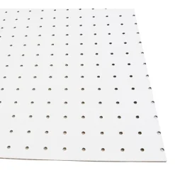 Pannello faesite forata pretagliata 122x101 cm bianco