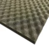 Pannello fonoassorbente bugnato grigio scuro