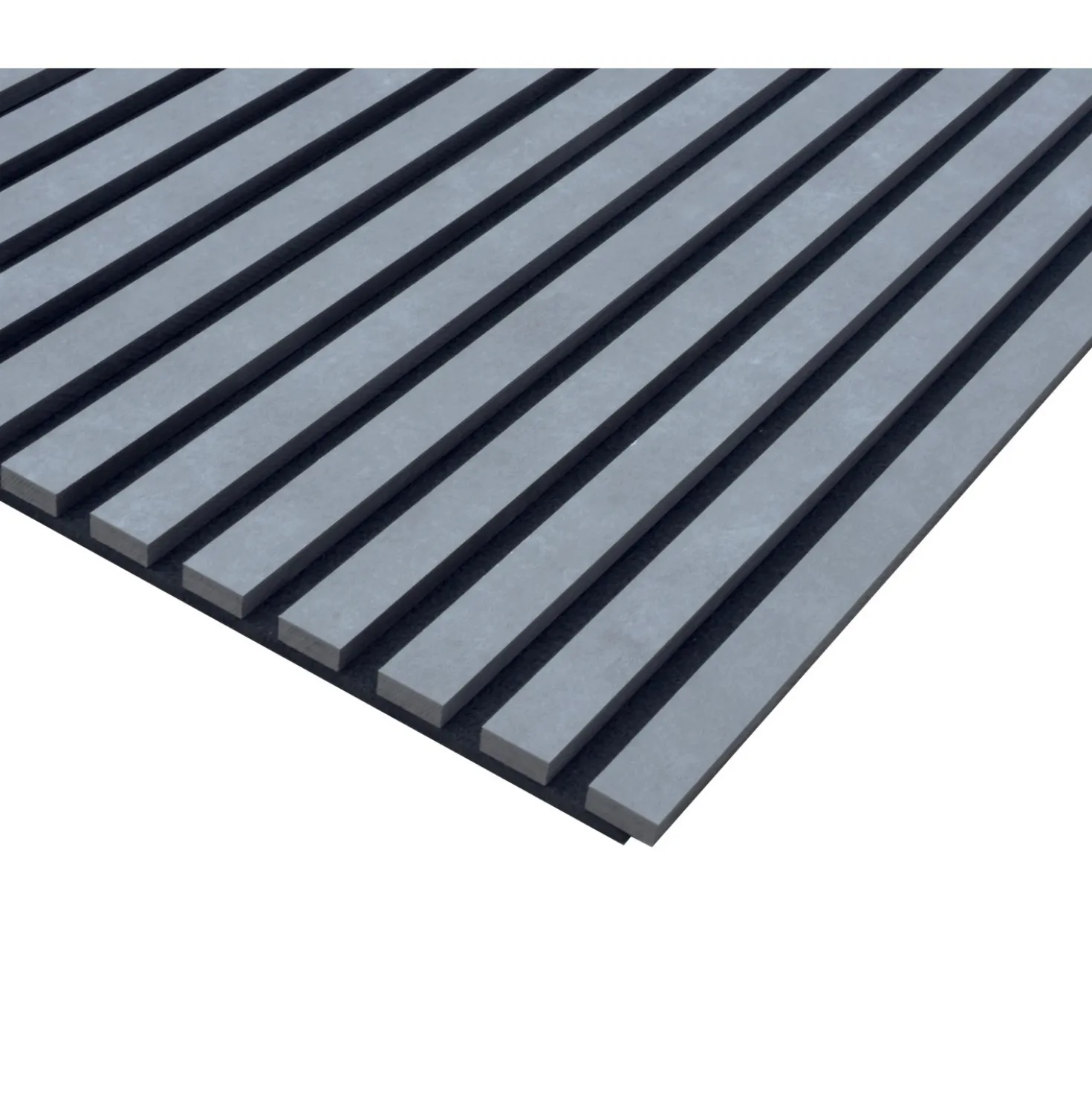 Pannello fonoassorbente decorativo cemento 240x57,25 cm Sp. 19 mm