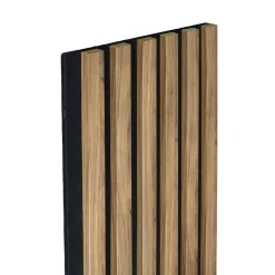 Pannello fonoassorbente decorativo Catania rovere 240x30 cm Sp. 19 mm