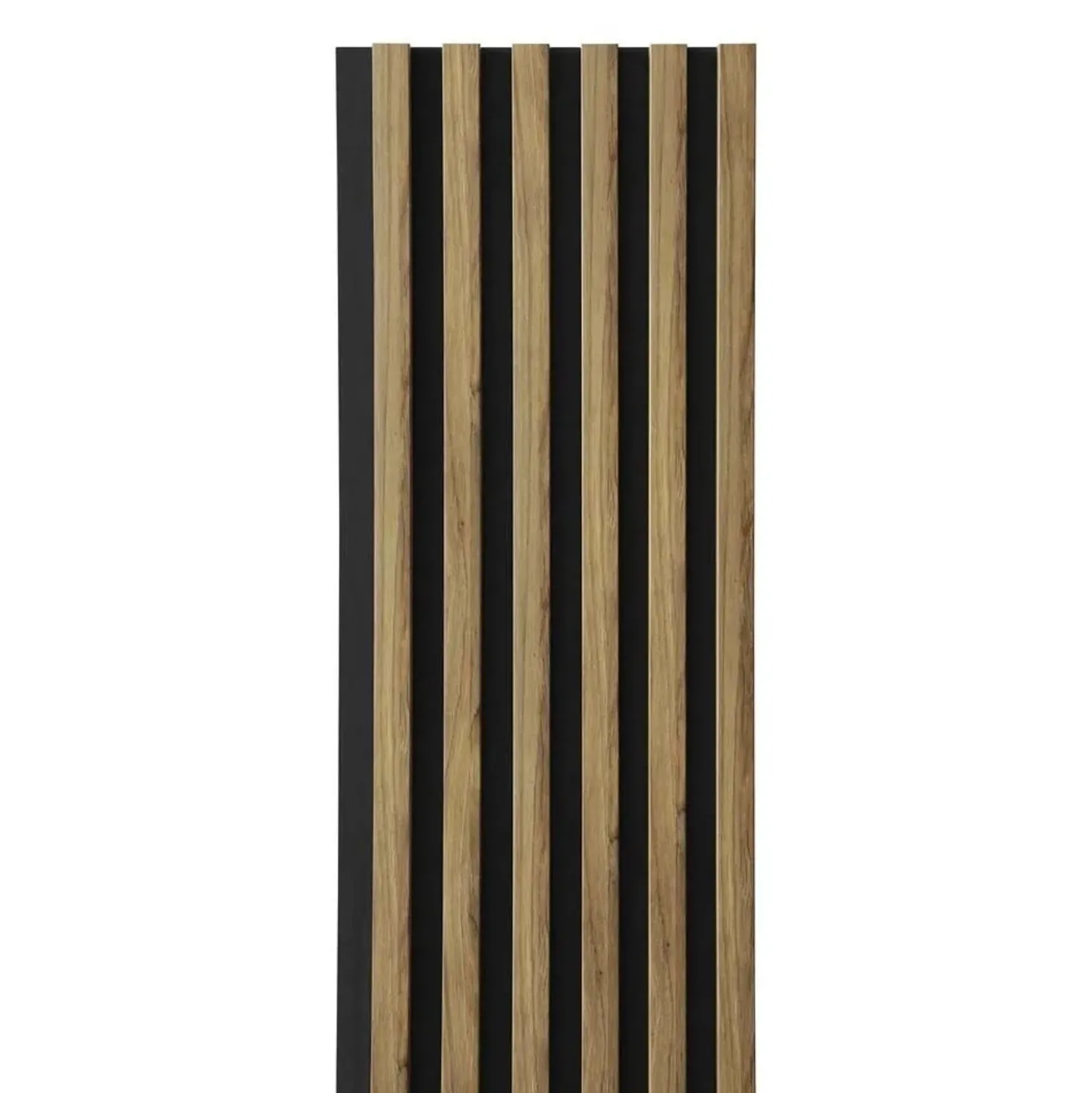 Pannello fonoassorbente decorativo Catania rovere 240x30 cm Sp. 19 mm