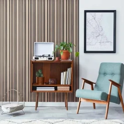 Pannello fonoassorbente decorativo Jackson naturale 240x30 cm Sp. 19 mm