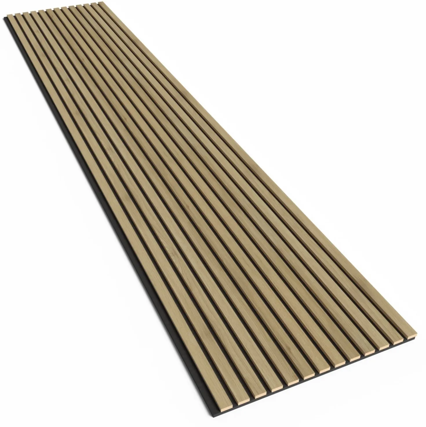Pannello fonoassorbente decorativo ACU-line rovere 260x52 cm Sp. 1,7 cm