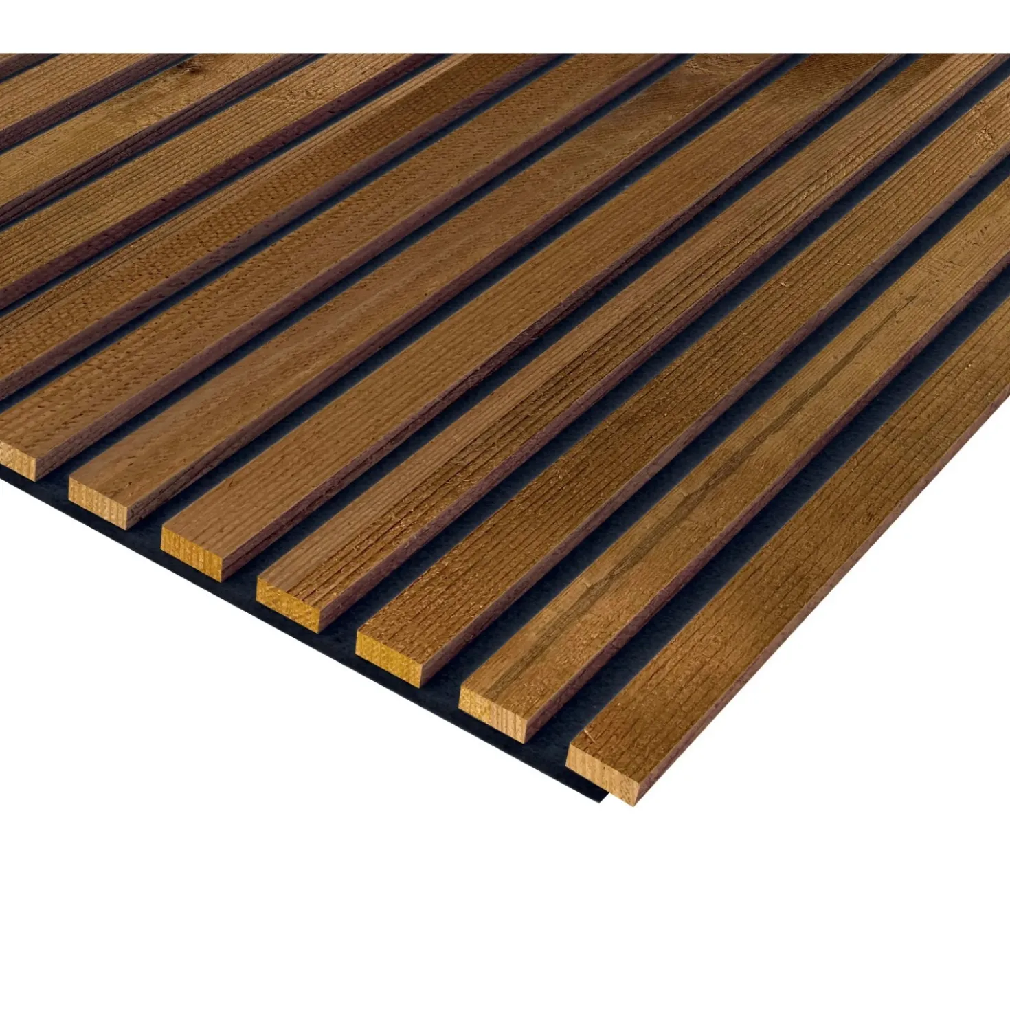 Pannello fonoassorbente decorativo pino 240x57,2 cm Sp. 18 mm