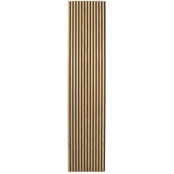 Pannello fonoassorbente decorativo Smart rovere 240x52 cm Sp. 18 mm
