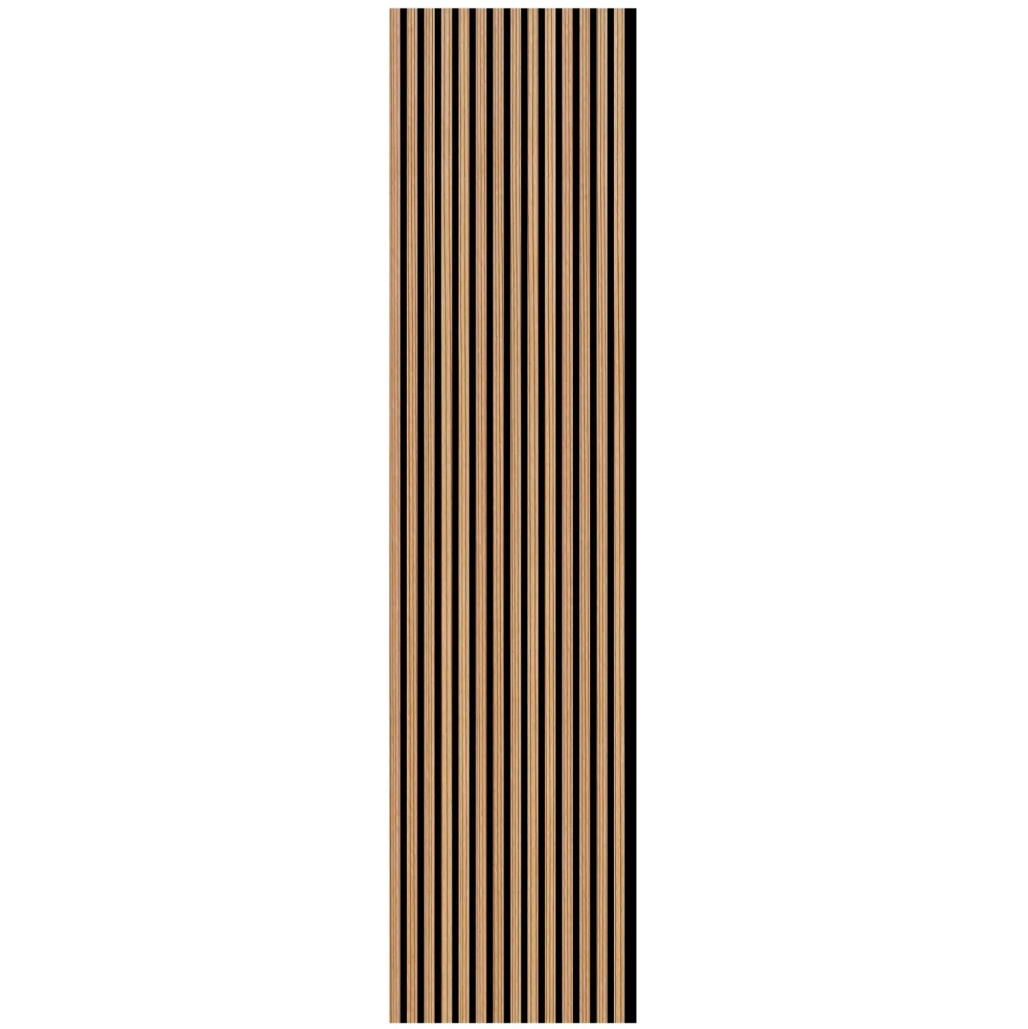 Pannello fonoassorbente decorativo larice massello grezzo 240x57,2 cm Sp. 18 mm