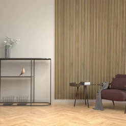 Pannello fonoassorbente decorativo ACU-line rovere sc. 260x60 cm Sp. 17 mm