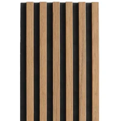 Pannello fonoassorbente decorativo Storsund rovere 240x30 cm Sp. 19 mm