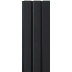 Pannello fonoassorbente decorativo nero 240x30 cm Sp. 19 mm