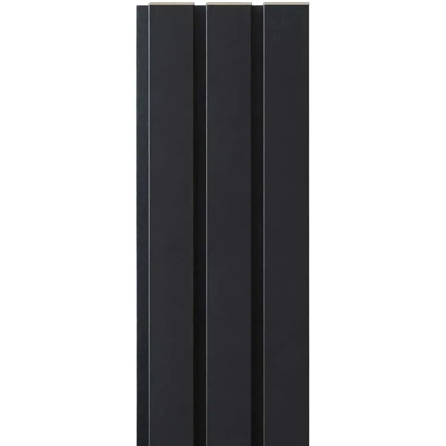 Pannello fonoassorbente decorativo nero 240x30 cm Sp. 19 mm
