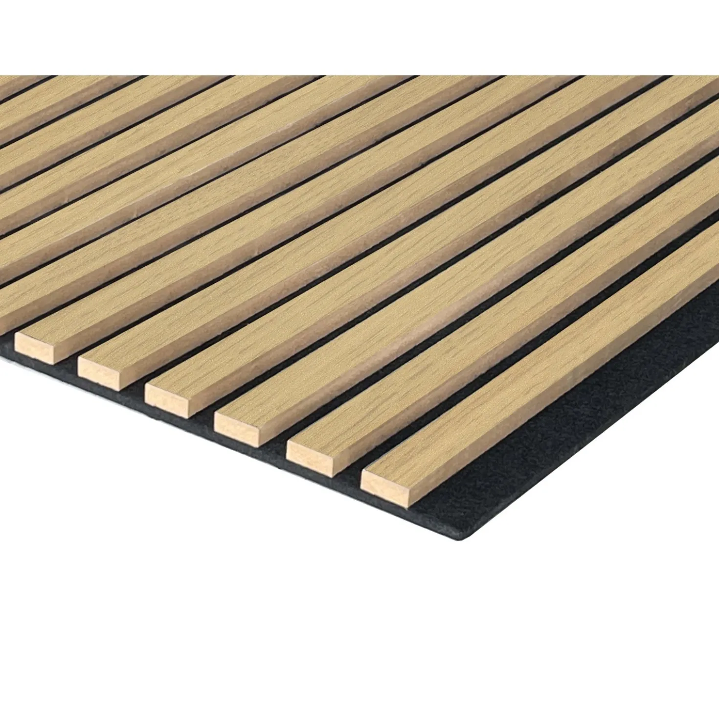 Pannello fonoassorbente decorativo rovere 240x57,25 cm Sp. 19 mm