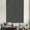 Pannello fonoassorbente decorativo rovere grigio grezzo 240x57,2 cm Sp. 19 mm