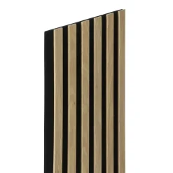Pannello fonoassorbente decorativo Saragossa beige 240x30 cm Sp. 19 mm