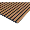 Pannello fonoassorbente decorativo rovere chiaro grezzo 240x57,2 cm Sp. 19 mm