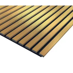 Pannello fonoassorbente decorativo oro 240x57,2 cm Sp. 20 mm