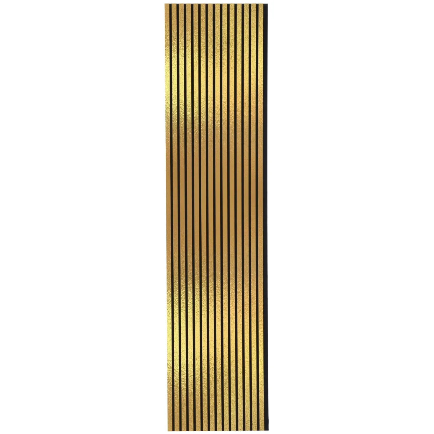 Pannello fonoassorbente decorativo oro 240x57,2 cm Sp. 20 mm
