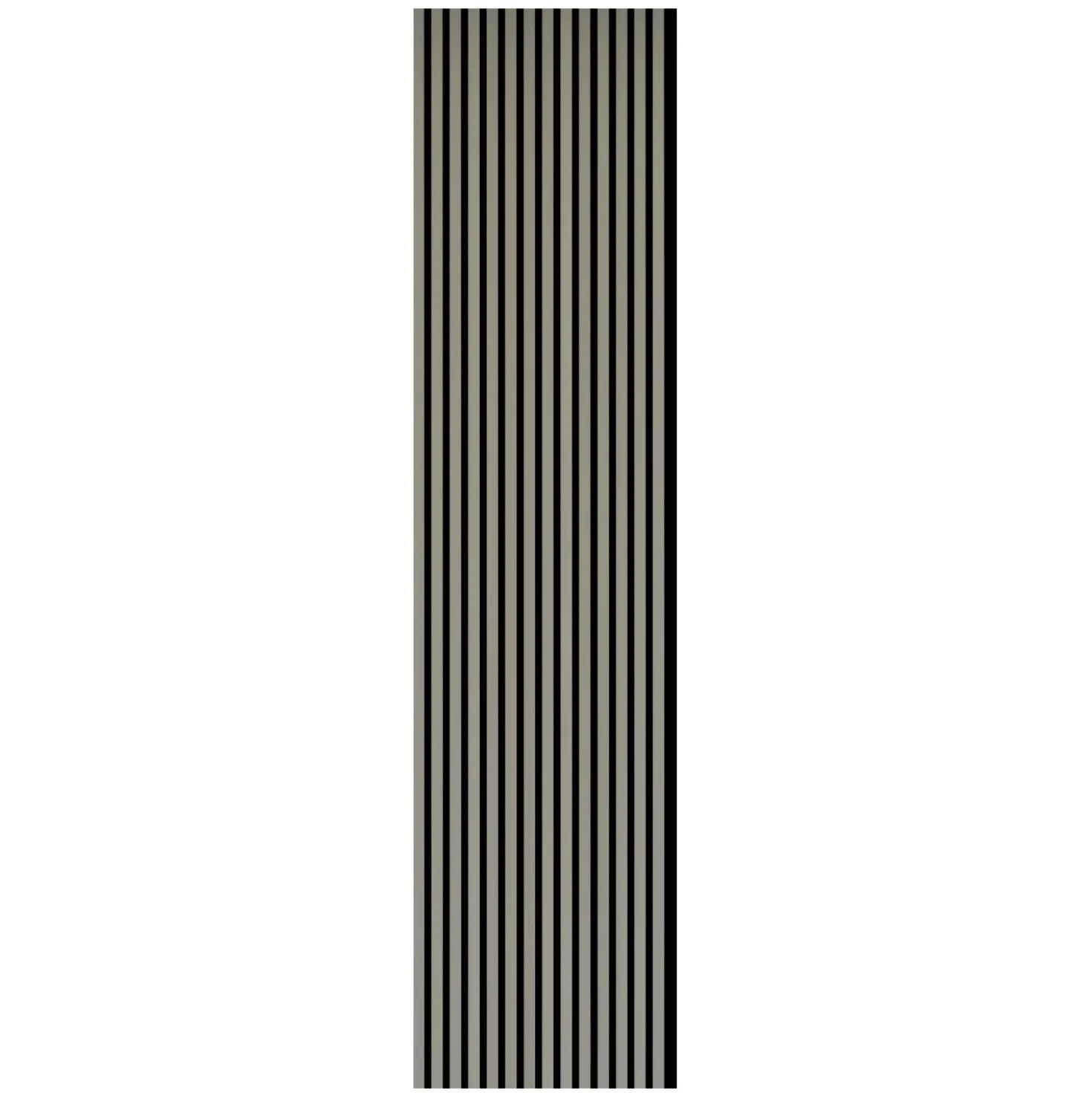 Pannello fonoassorbente decorativo alu anodiz argento 240x56,55x1,7 cm