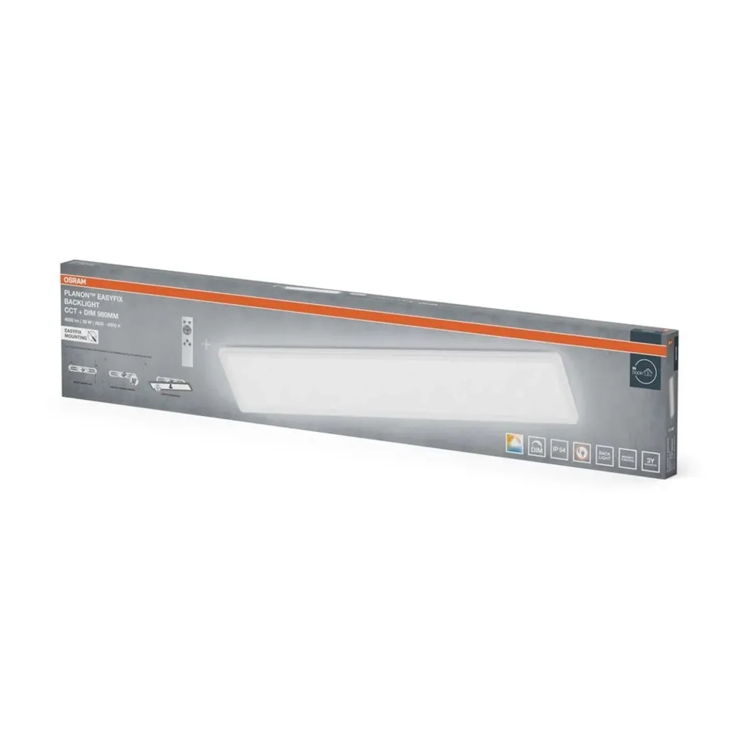 Pannello LED PLANON Easyfix Backlight CCT 98cm