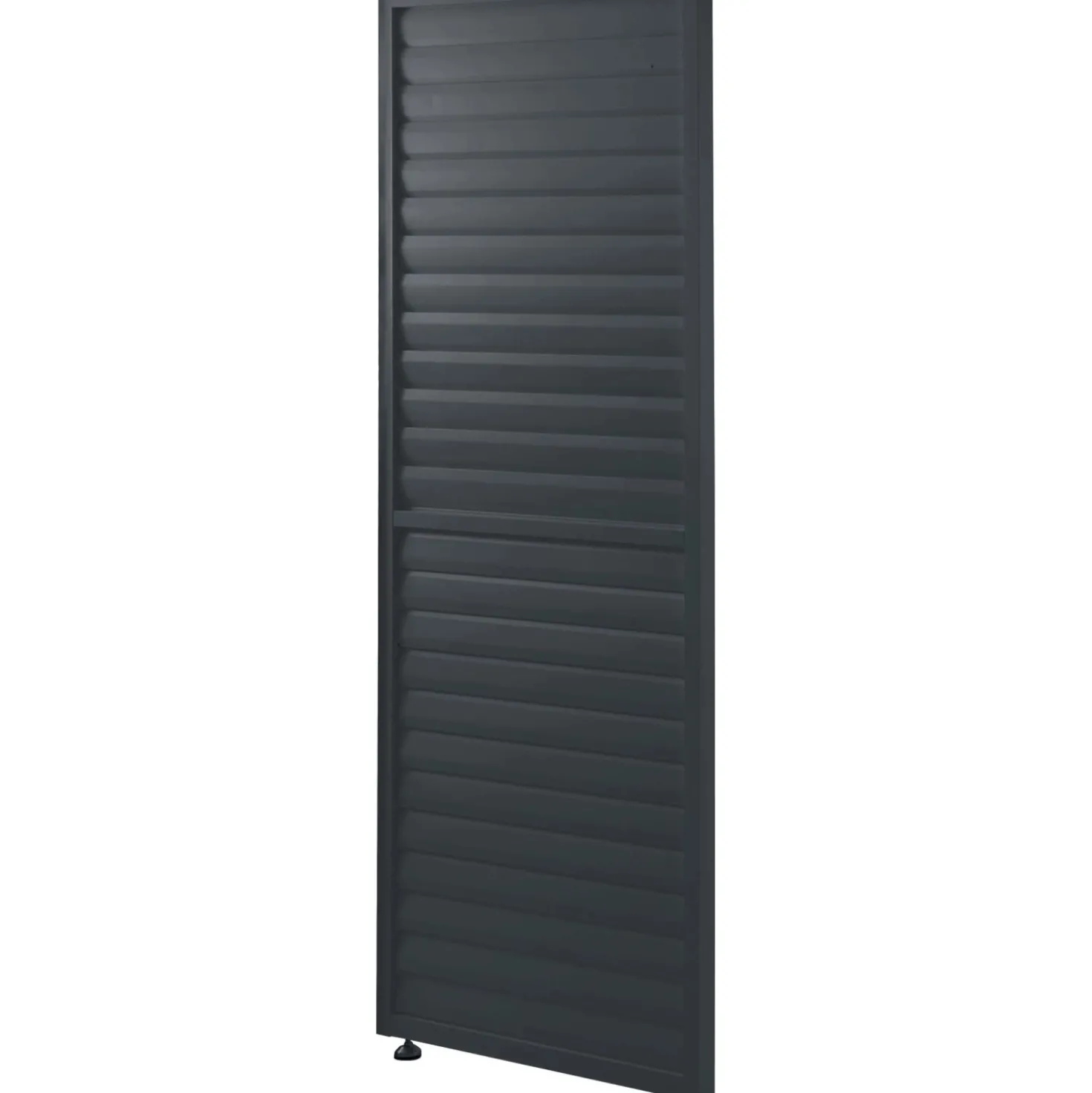 Pannello orientabile lamelle a persiana pergola Myara L90xH236,5 cm antracite