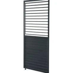 Pannello orientabile lamelle a persiana pergola Myara L90xH236,5 cm antracite