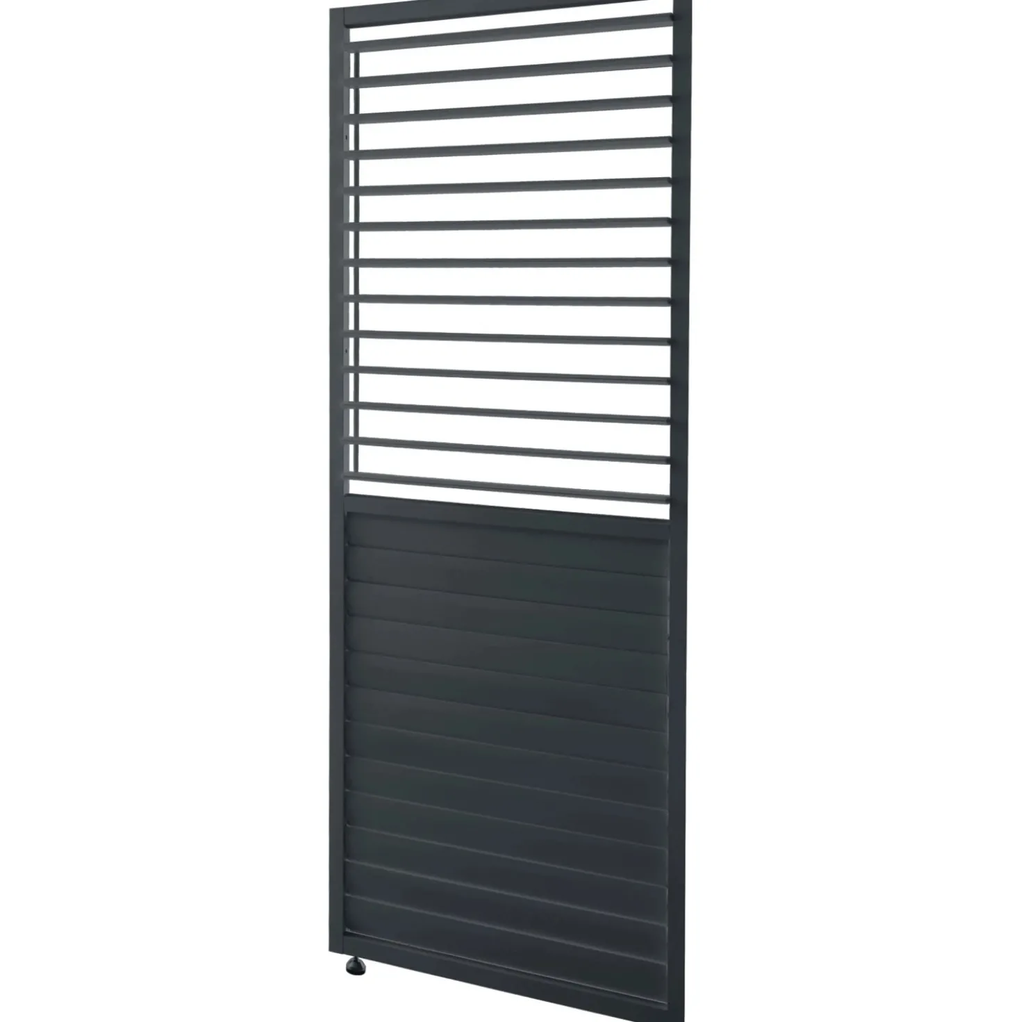 Pannello orientabile lamelle a persiana pergola Myara L90xH236,5 cm antracite