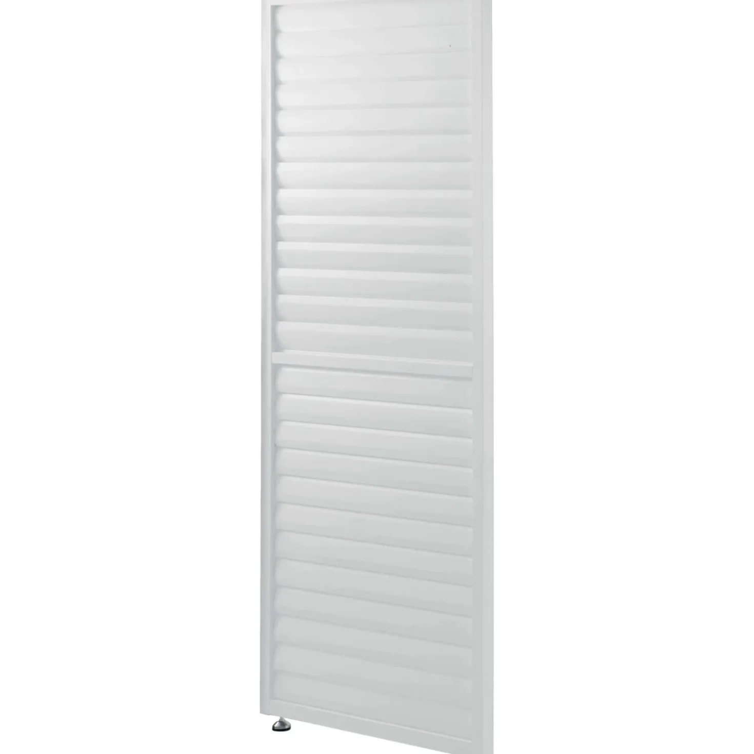 Pannello orientabile lamelle a persiana per pergola Myara L90 x H236,5 cm bianco