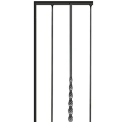 Pannello ornamentale per recinzione modulare H1012 x 1500 mm in ferro zincato