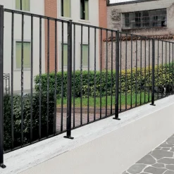 Pannello ornamentale per recinzione modulare H1012 x 850 mm in ferro zincato