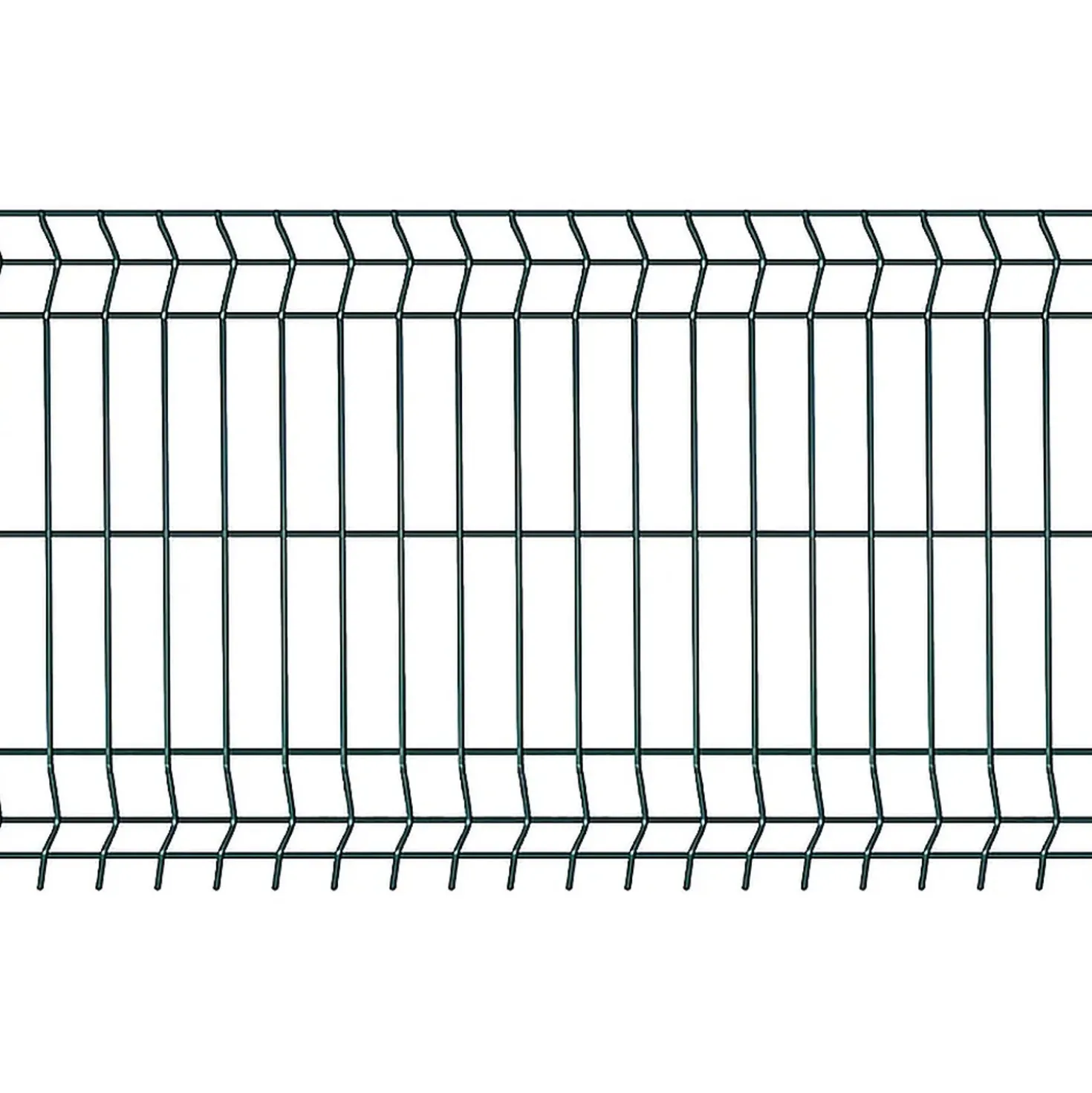 Pannello per recinzioni zincato 1,53x2 m verde