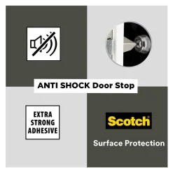 Paracolpi adesivo da parete antiurto Scotch® 21x21 mm bianco