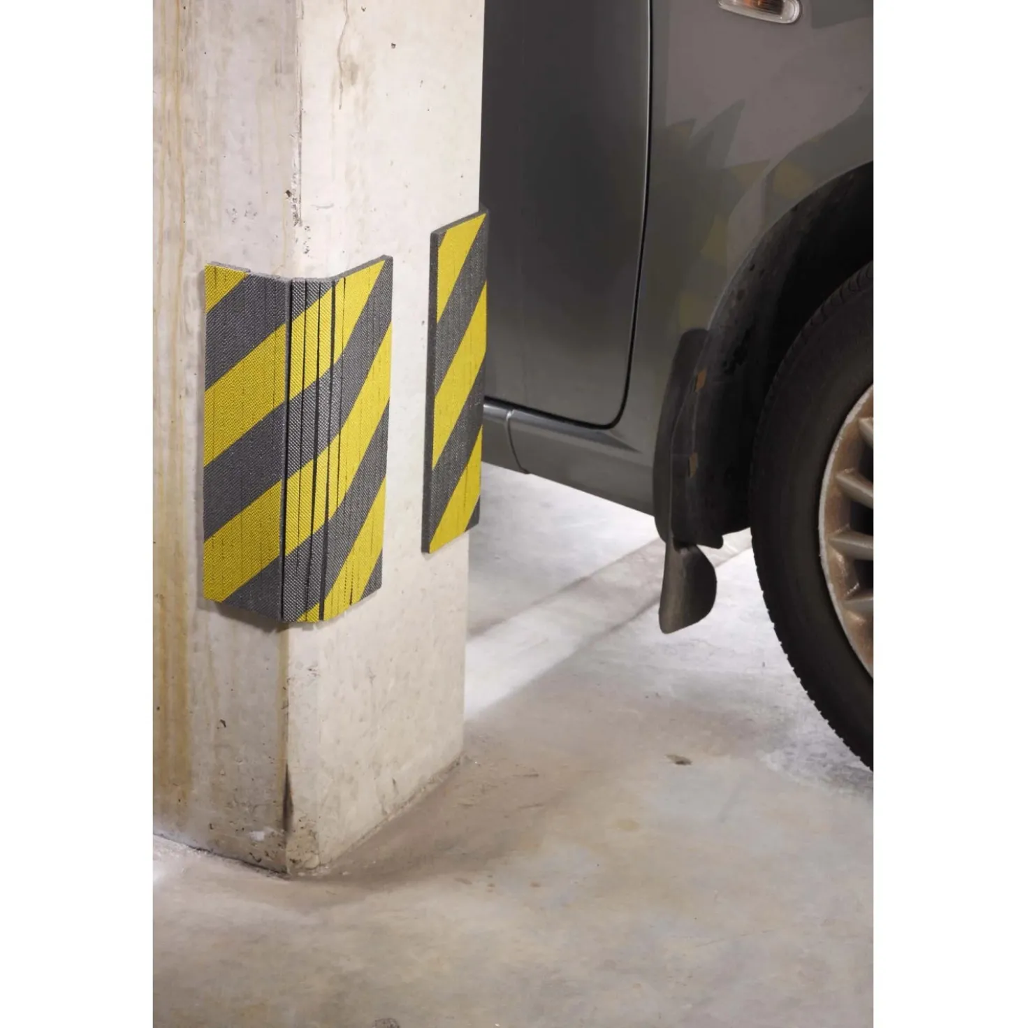 Paracolpi garage adesivo 2 pz giallo-nero