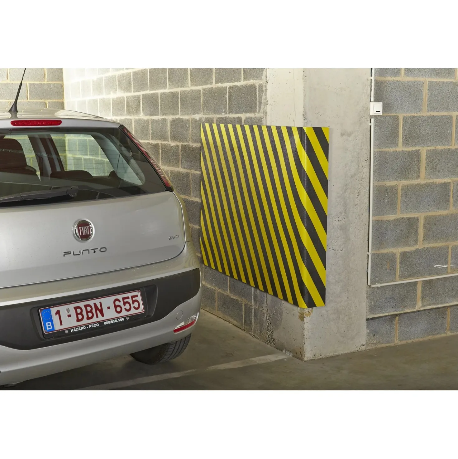Paracolpi garage rotolo adesivo 100x150 cm giallo-nero