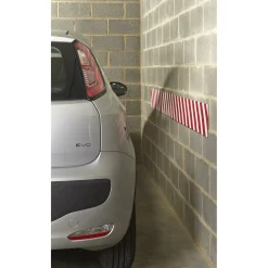 Paracolpi garage rotolo adesivo rosso-bianco