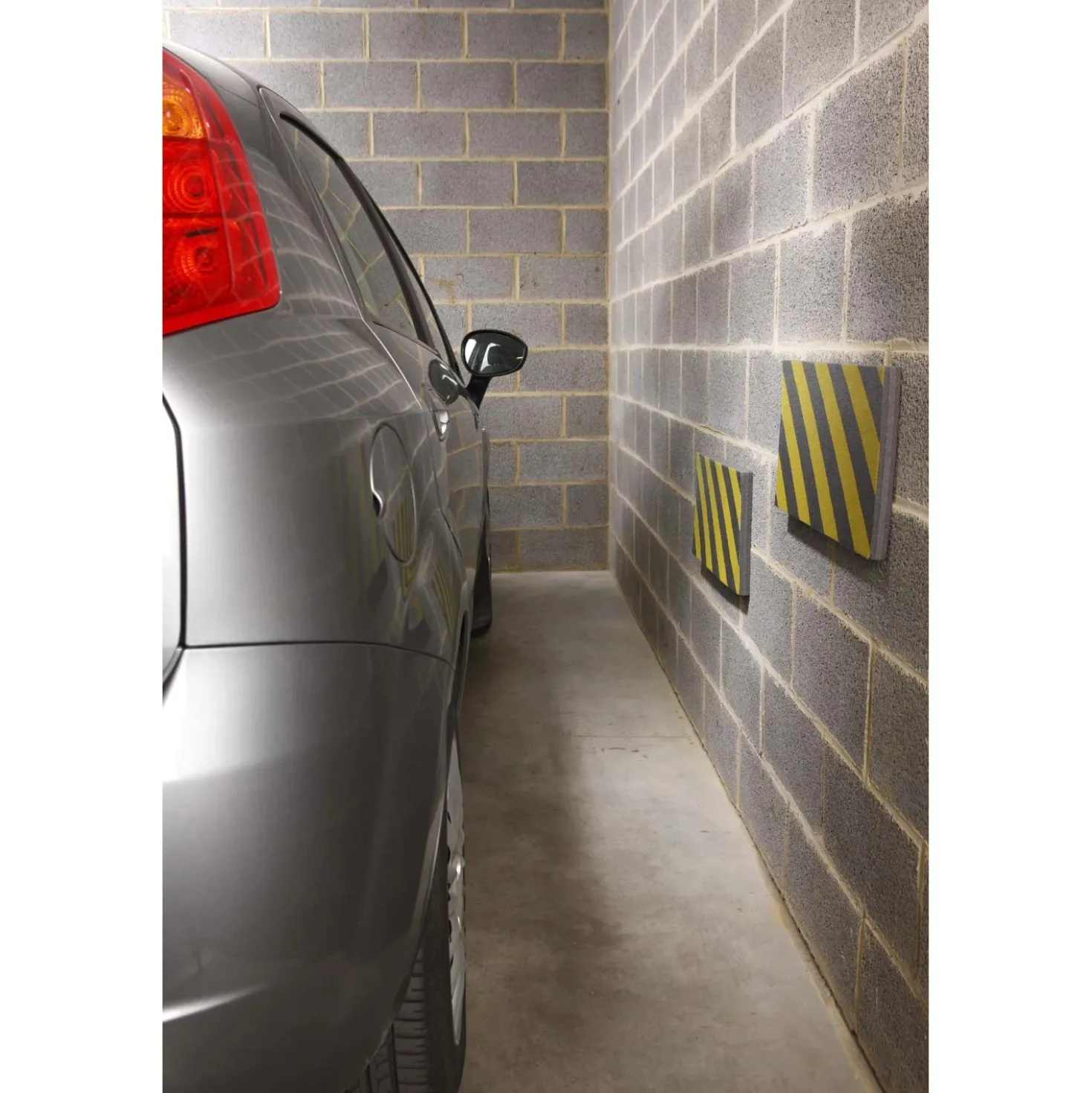 Paracolpi garage 50x25 cm 2 pz giallo-nero