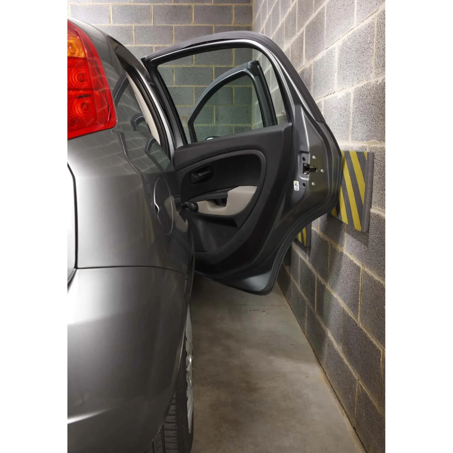 Paracolpi garage 50x25 cm 2 pz giallo-nero