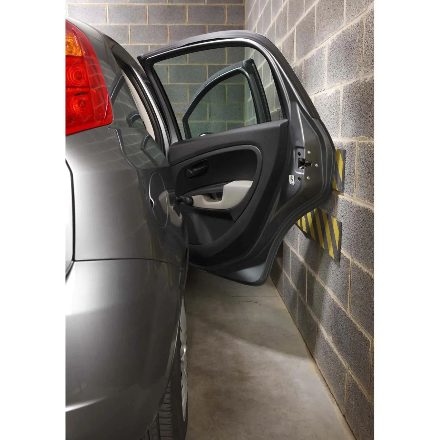 Paracolpi garage 100x15 cm 2 pz giallo-nero