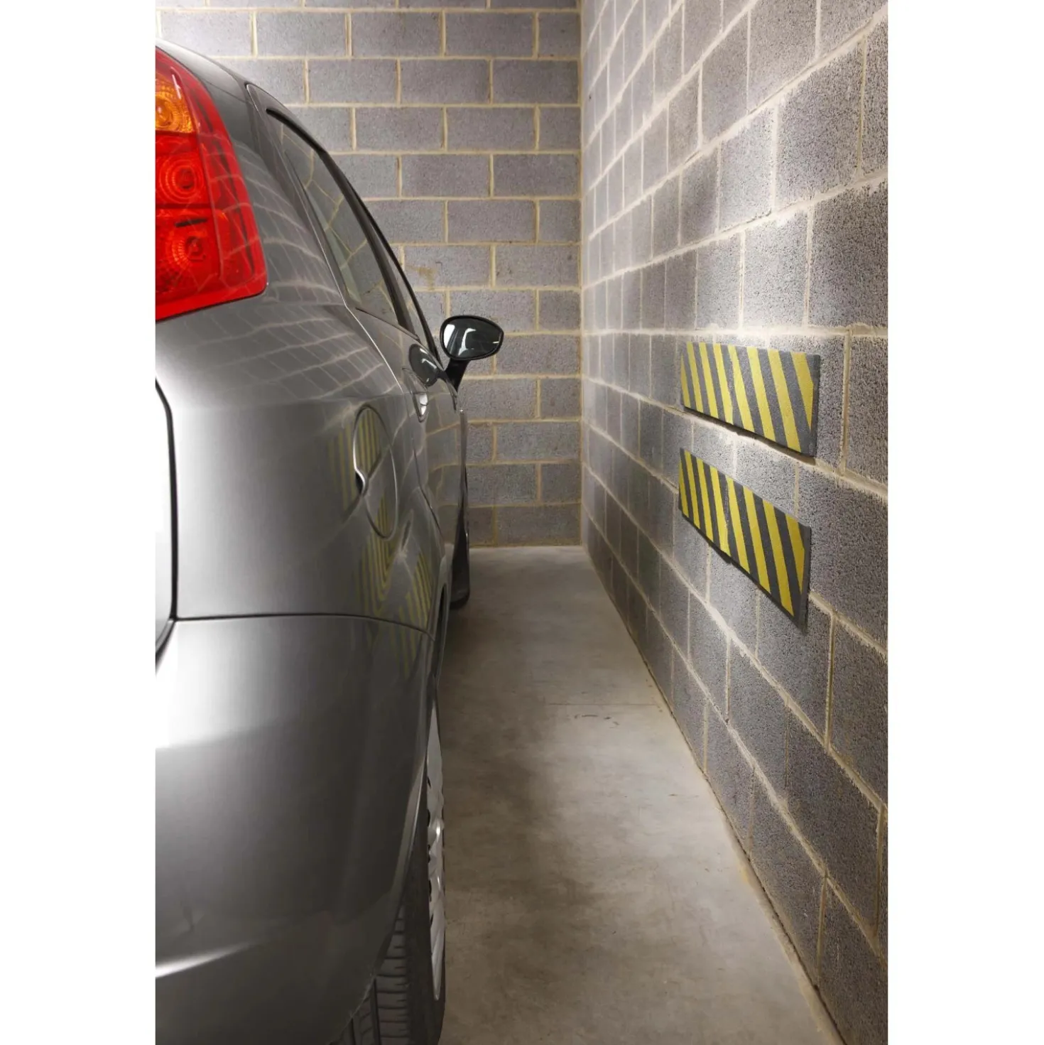 Paracolpi garage 100x15 cm 2 pz giallo-nero