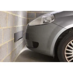Paracolpi garage 100x15 cm 2 pz nero