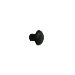 Paracolpi testa bombata Ø 12 mm e gambo Ø 6 mm nero confezione da 8
