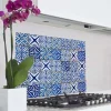 Paraschizzi cucina adesivo Blue Azulejos 47x65 cm
