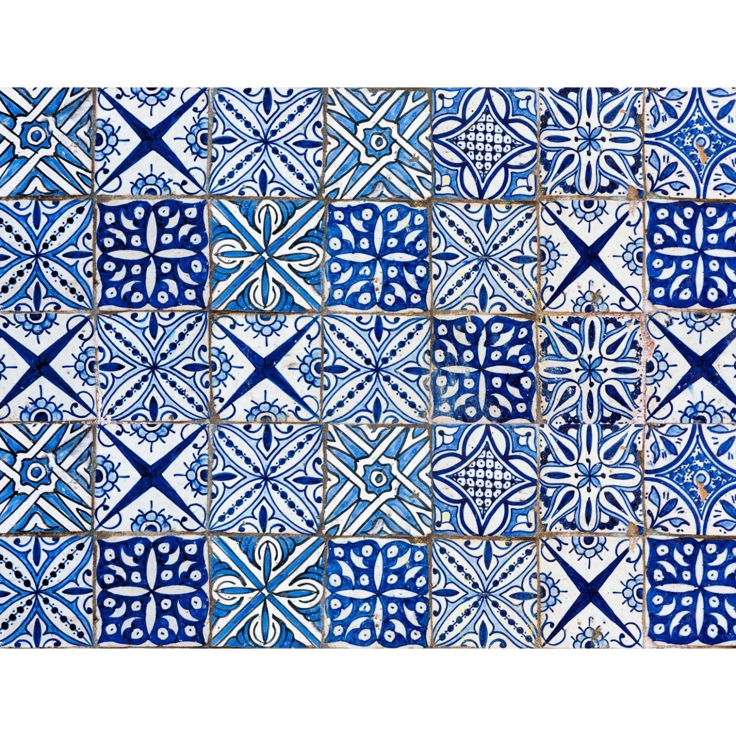 Paraschizzi cucina adesivo Blue Azulejos 47x65 cm