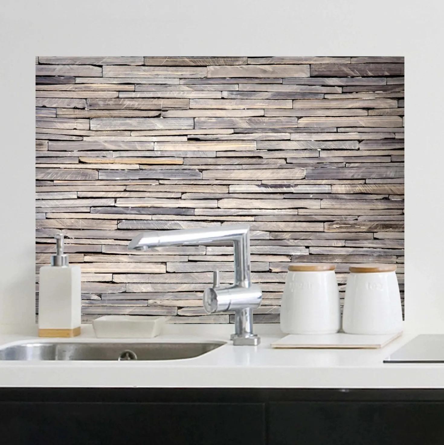 Paraschizzi cucina adesivo Stone 47x65 cm