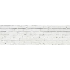 Paraschizzi cucina adesivo White Bricks 45x180 cm