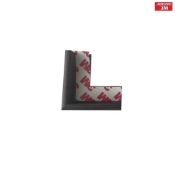 Paraspigoli adesivi marrone 5x5x3 cm 4 pz