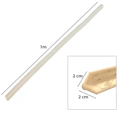 Paraspigolo da parete in silicone bianco 1 M