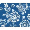 Parato vinilico TNT fiore jolie blu