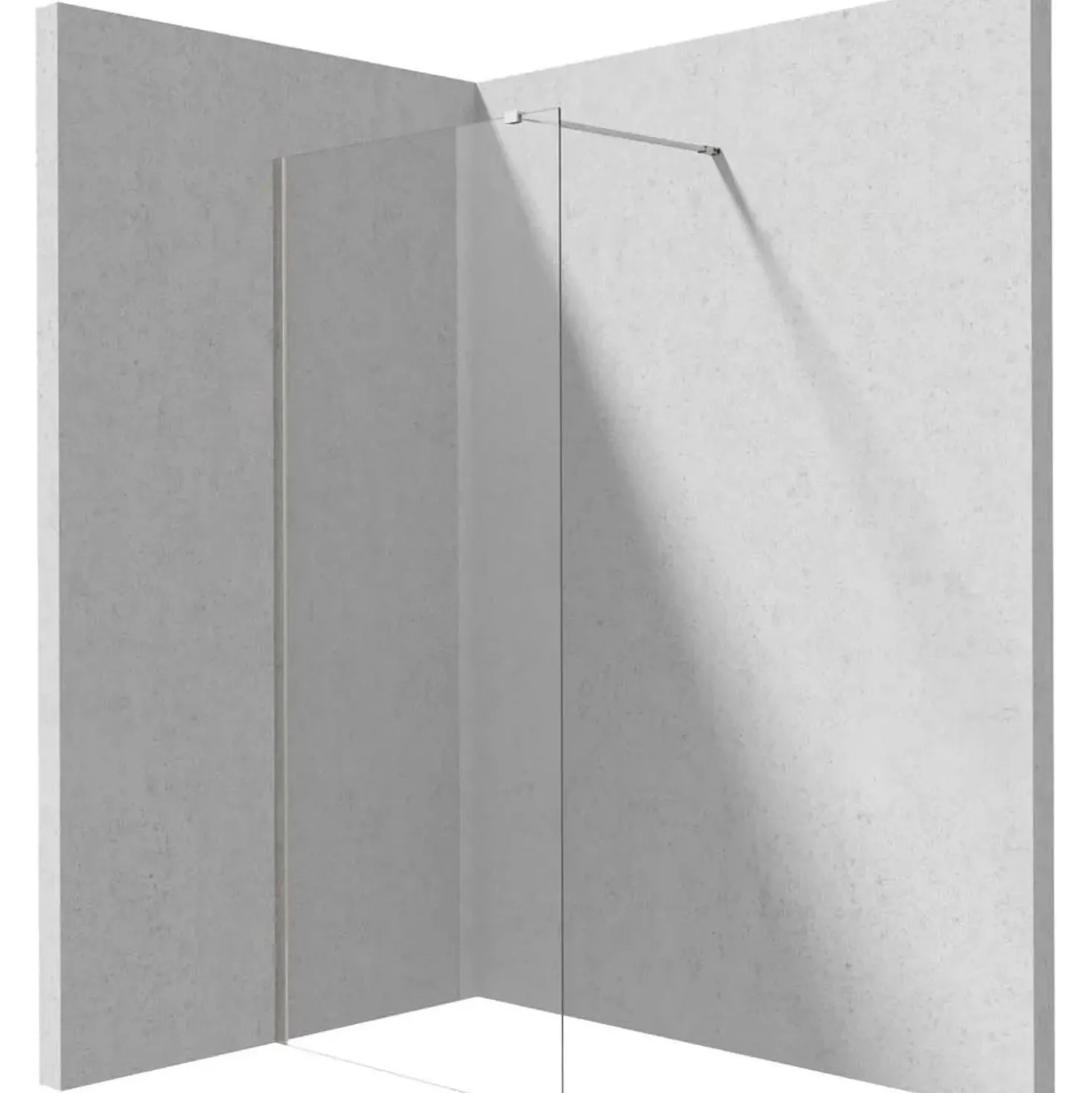 Parete doccia a scomparsa Idrostile 800x1950 mm cromo