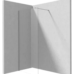 Parete doccia a scomparsa Idrostile 900x1950 mm acciaio spazzolato
