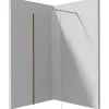 Parete doccia a scomparsa Idrostile 700x1950 mm bronzo spazzolato